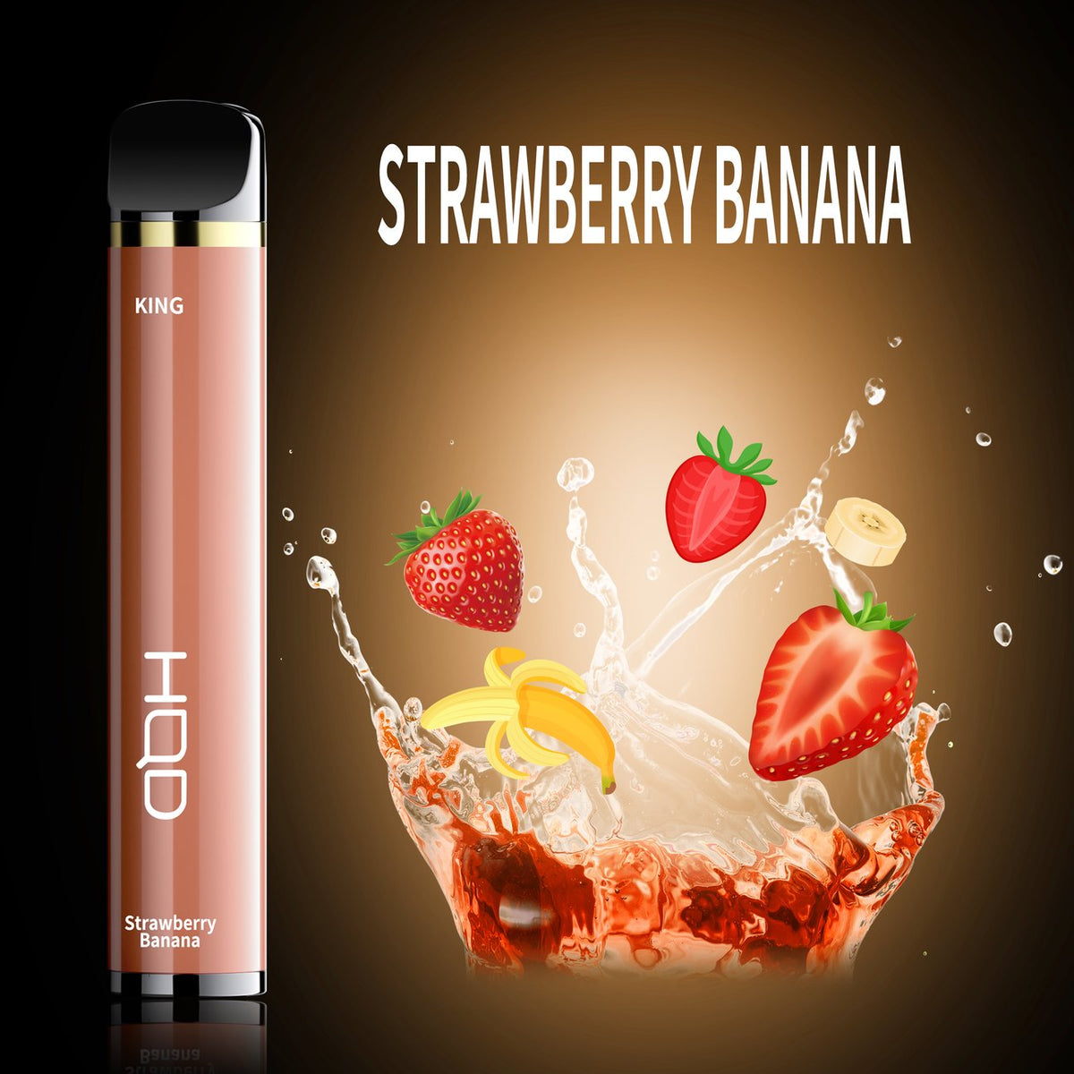 HQD King - Strawberry Banana