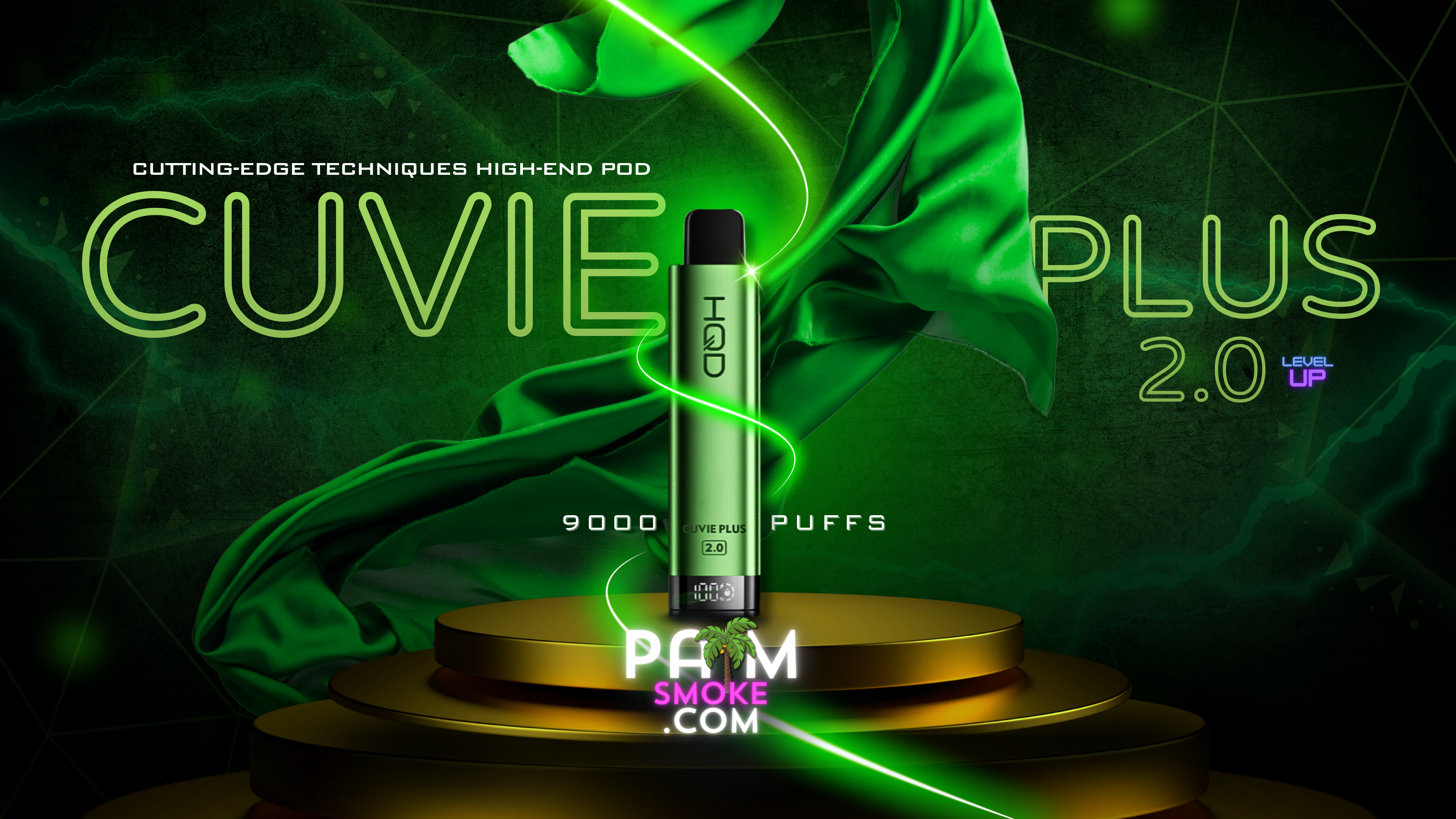 HQD CUVIE PLUS 2.0 DISPOSABLE 9000 PUFFS - FUME RAZ