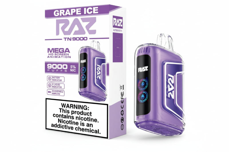 Raz TN9000 Disposable Vapes – Best Flavors, Smooth Hits - RAZ SMOKESHOP