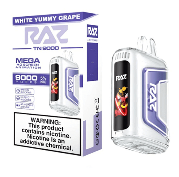 Raz TN9000 Disposable Vapes – Best Flavors, Smooth Hits - RAZ SMOKESHOP