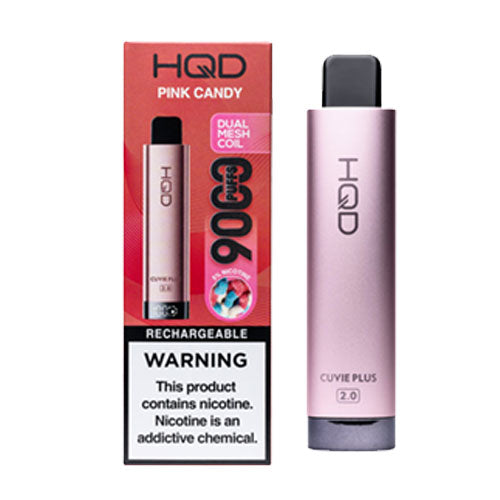 HQD CUVIE PLUS 2.0 DISPOSABLE 9000 PUFFS PINK CANDY ⚡ - FUME RAZ