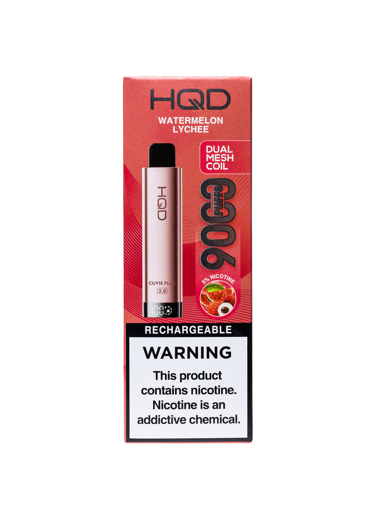 HQD CUVIE PLUS 2.0 DISPOSABLE 9000 PUFFS WATERMELON LYCHEE ⚡ - FUME RAZ