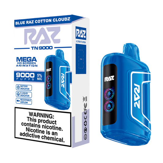 RAZ VAPE 9000 BLUE RAZ ICE