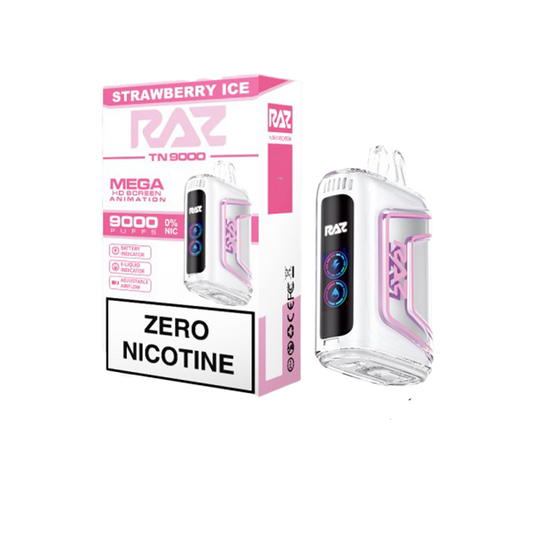 RAZ VAPE 9000 STRAWBERRY ICE