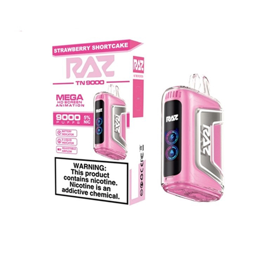 RAZ VAPE 9000 STRAWBERRY SHORTCAKE