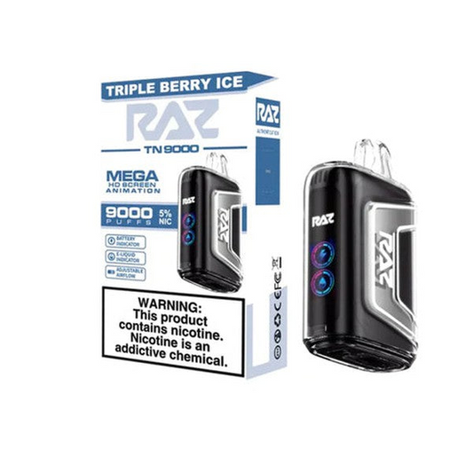 RAZ VAPE 9000 TRIPLE BERRY ICE