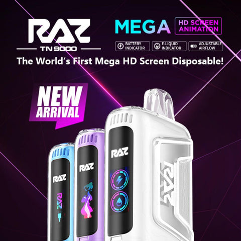 Raz TN9000 Disposable Vapes – Best Flavors, Smooth Hits - RAZ SMOKESHOP