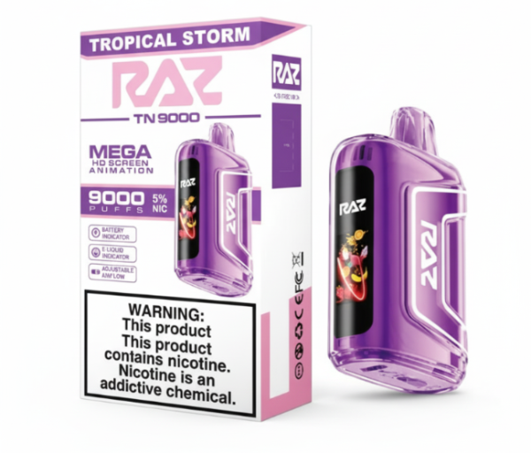 Raz TN9000 Disposable Vapes – Best Flavors, Smooth Hits - RAZ SMOKESHOP